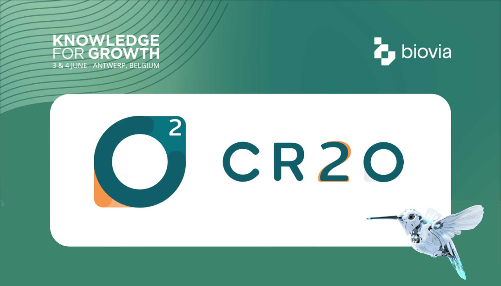 CR2O at Knowledge for Growth 2026, Antwerp 3&4 June 2026
